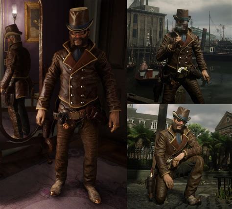 Steampunk Outlaw - Made with real vegan leather (in case Harriet asks) : r/RedDeadOnline