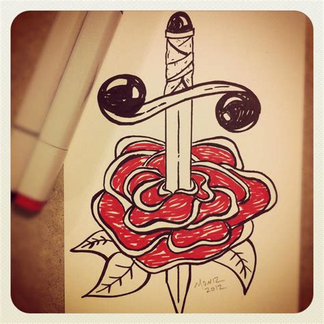 Dagger and Rose by ToddMoniz on DeviantArt