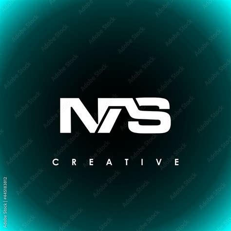 NAS Letter Initial Logo Design Template Vector Illustration Stock ...