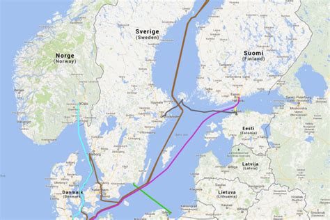 FerryBox Route Baltic Sea