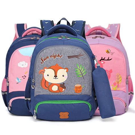 2019 Waterproof Orthopedic Backpack Children School bags Kids Book Bag ...