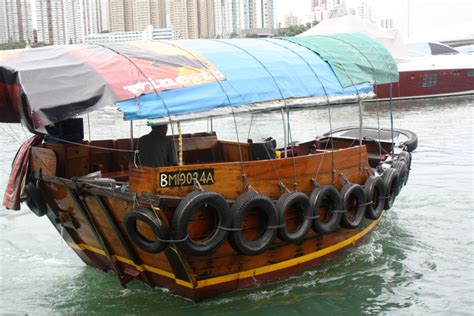 Indigenous Boats: Sampans in Hong Kong Harbor