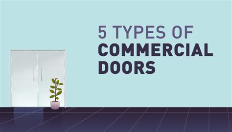 5 Types Of Commercial Doors | Dura Ultima