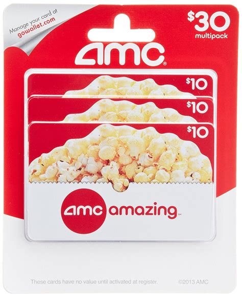 AMC Theatre Gift Cards, Multipack of 3 -- Additional details at the pin image, click it : Gift ...