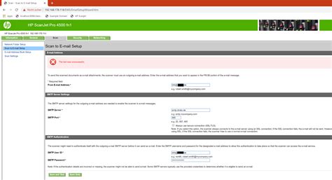 HP ScanJet Pro 4500 fn1 Cannot send Scan via Email - HP Support Community - 7602376