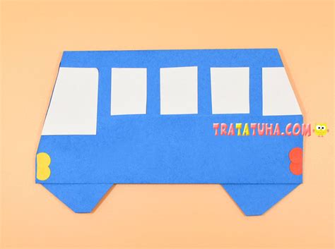 Origami Bus in 7 Easy Steps