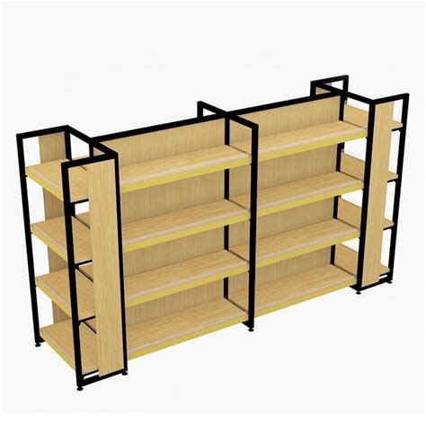 4 side gondola store shelving | Supermarket design interior ...