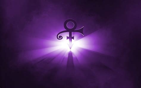 Download Glowing Prince Symbol Wallpaper | Wallpapers.com