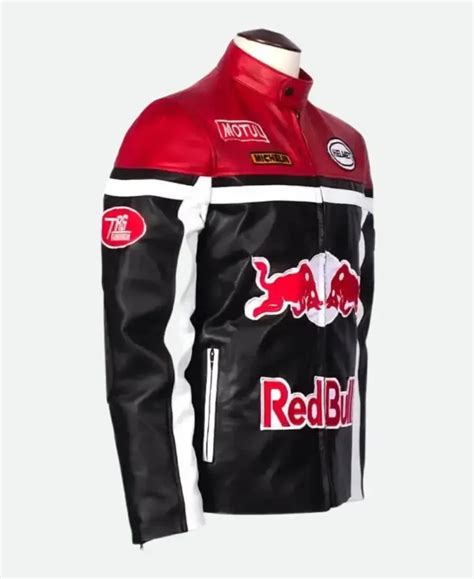 Red Bull Racing Leather Jacket - Jacket Universe