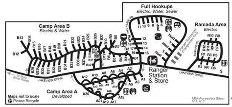 Alamo Lake Campground Map