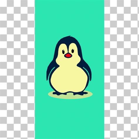 Free: SVG Cartoon penguin silhouette - nohat.cc