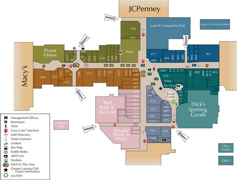 Greenacres Shopping Centre Map - Map Of Europe And Asia