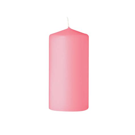 Pink Pillar Candles, 3" x 6" - Royal Imports