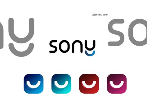 Sony logo redesign concept on Behance