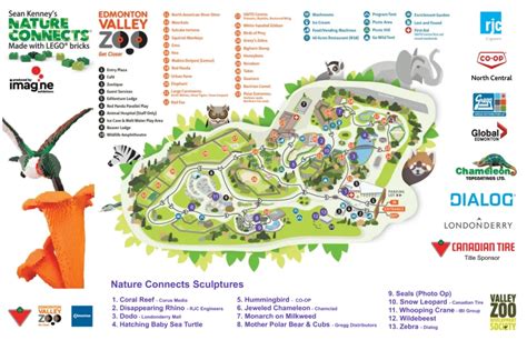 Edmonton Valley Zoo Map (2023 - 2021) | ThemeParkBrochures.net