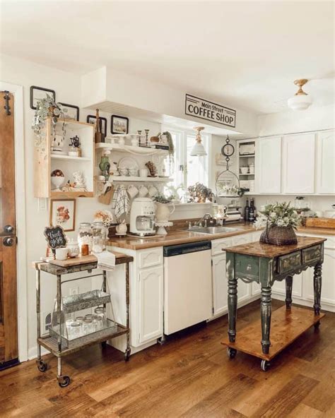 Small Rustic Kitchen Island Ideas - Soul & Lane