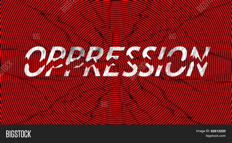 Word Oppression Broken Image & Photo (Free Trial) | Bigstock