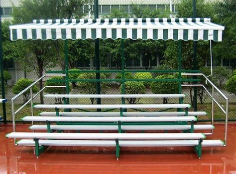 China Portable Aluminum Indoor Bleachers with Canopy, Mobile Bleachers ...