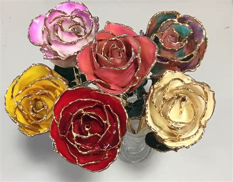 Gold Dipped Roses | Real 24k Gold Dipped Roses | Harold Finkle Your Jeweler