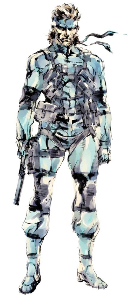 Solid Snake - Characters & Art - Metal Gear Solid 2: Sons of Liberty