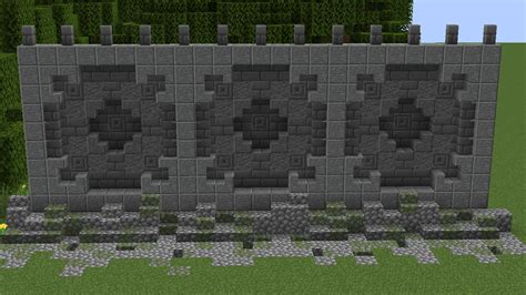 Here is a wall design that I made, (inspired by: @blocktimal IG) : r/Minecraft