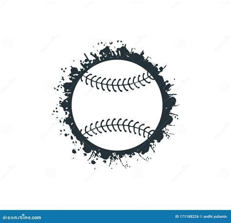 Baseball Softball Stuff Vector Logo Graphic Design Stock Illustration - Illustration of softball ...