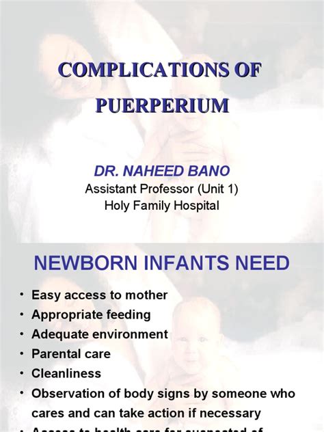 Complications of Puerperium | PDF | Postpartum Period | Childbirth