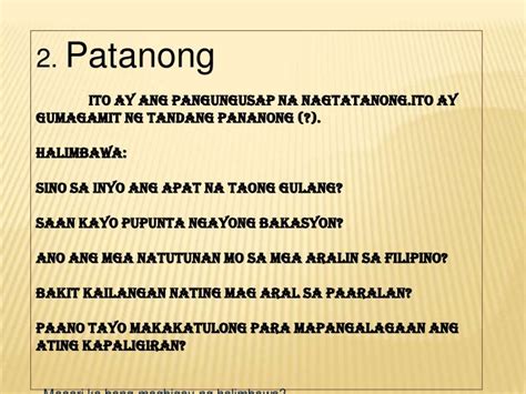 10 Halimbawa Ng Mga Pangungusap Na Pasalaysay