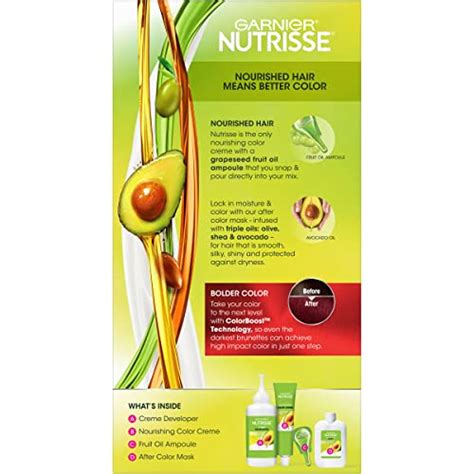 Garnier Hair Color Nutrisse Ultra Color Nourishing Creme, R2 Medium ...