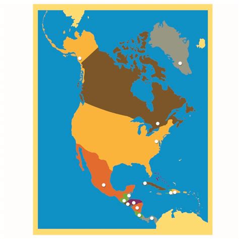 North America Map Puzzle | Sahara Map