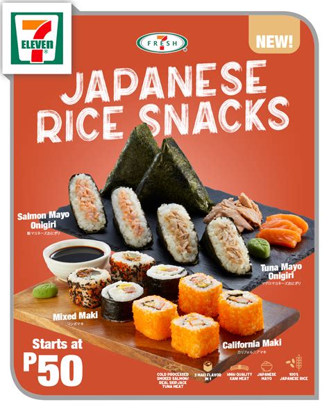 Craving for Japanese food? 7-Eleven now offers Onigiri and Maki