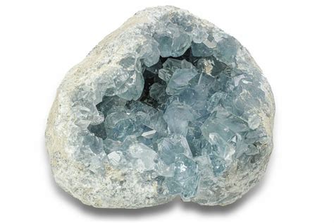 6.4" Crystal Filled Celestine (Celestite) Geode - Madagascar (#271551) For Sale - FossilEra.com