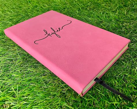 Leatherette Journal Journals for Women Personalized Leather | Etsy