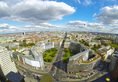 Panoramic aerial view of Berlin city, ... | Stock image | Colourbox