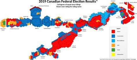 A Cartogram of Canada’s Election Results – The Map Room