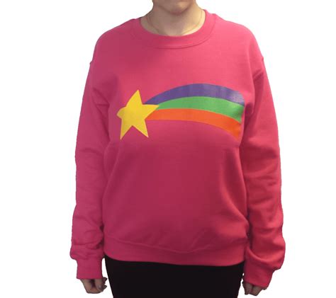 Buy Mabel Pines Sweatshirt Gravity Falls Costume Pink Cosplay Rainbow TV Show Gift Online at ...