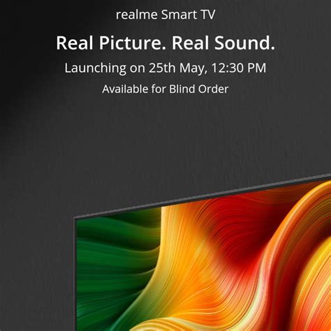 Realme Set to Launch the Realme Smart TV on May 25 | TechLatest