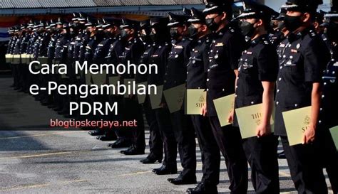 Cara Memohon e-Pengambilan PDRM · Blog Tips Kerjaya