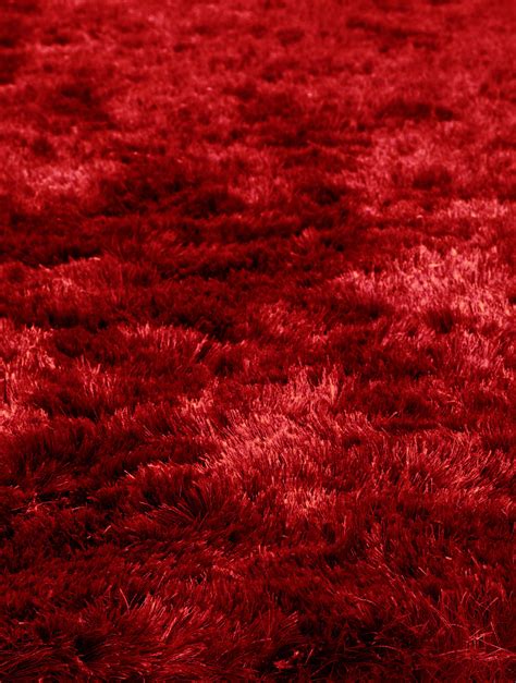 Quirk Red Shag Rug from the Shag Rugs collection at Modern Area Rugs