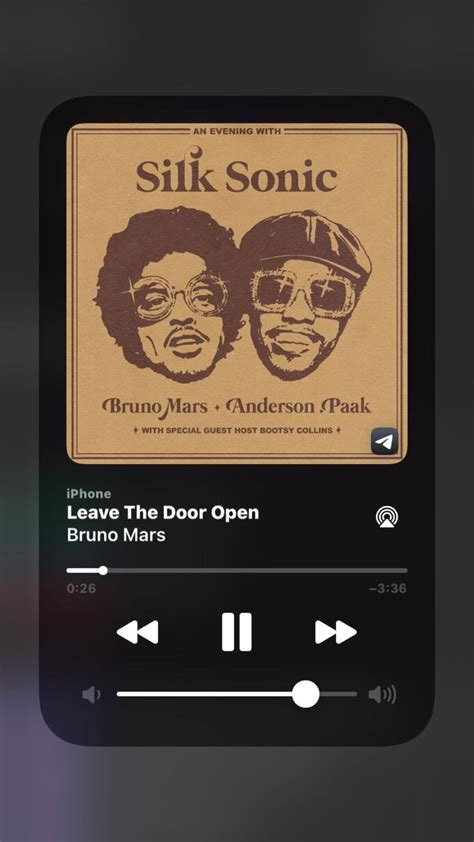 Bruno Mars - Leave The Door Open | Iphone music, Music playlist, Iphone ...