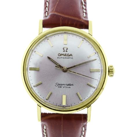 Omega Seamaster Deville on Leather Strap Vintage Watch