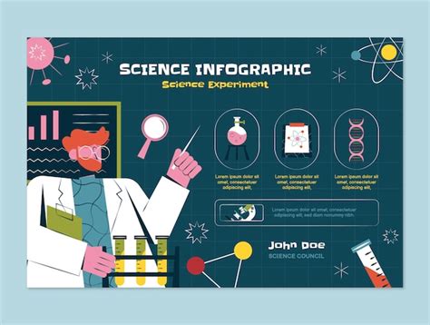 Free Vector | Infographic template for science and research