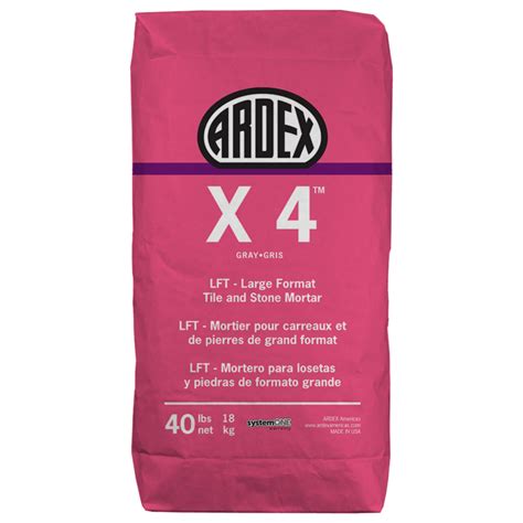 Ardex X4 LFT Large Format Tile and Stone Mortar White 40lb | Flooring Distributor | Patriot ...