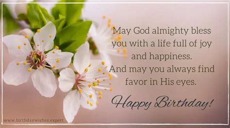 May God Bless You On Your Birthday Quotes - Happy Birthday Card