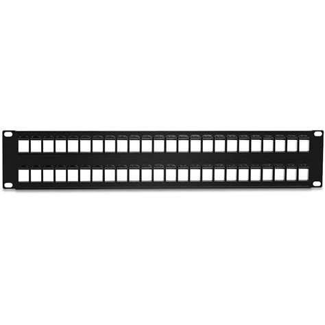 48-Port Blank Keystone 2U Patch Panel – Blank Keystone Patch Panel ...