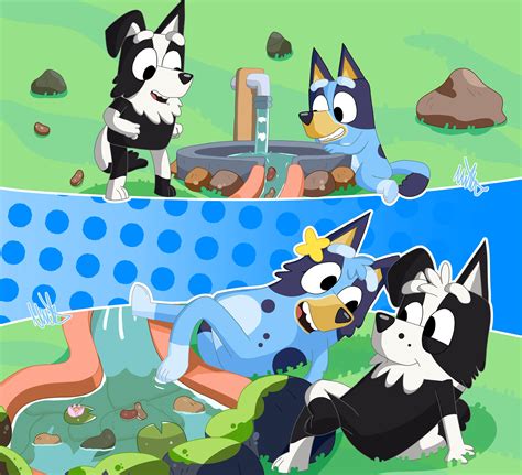 Barky Boats (Bluey and Mackenzie) by Shermansharpshooter on DeviantArt