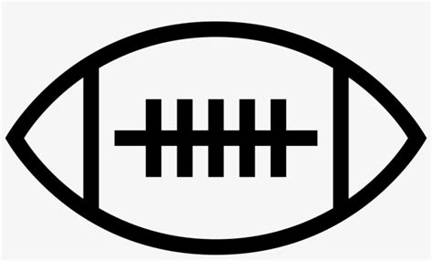 American Football Ball Stroke - American Football Outline Png - Free ...