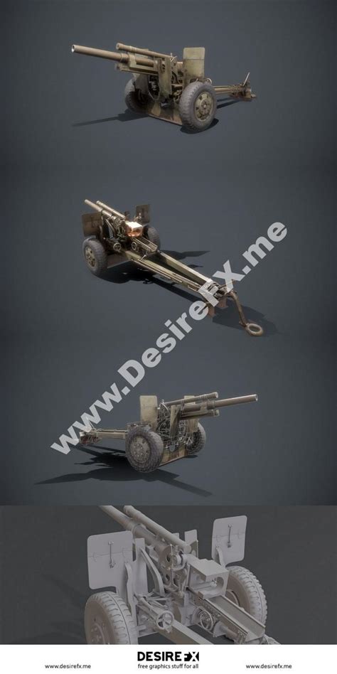 Desire FX 3d models | howitzer M101A1