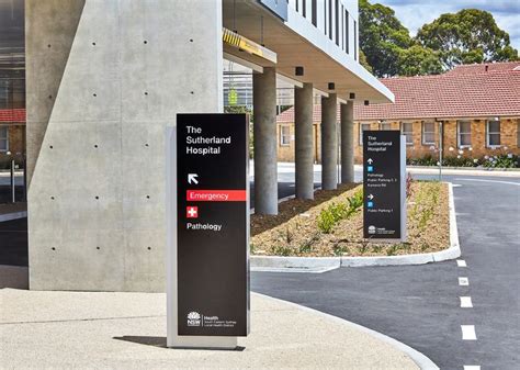 Sutherland Hospital - wayfinding signage | Hospital signage, Exterior signage, Wayfinding signage