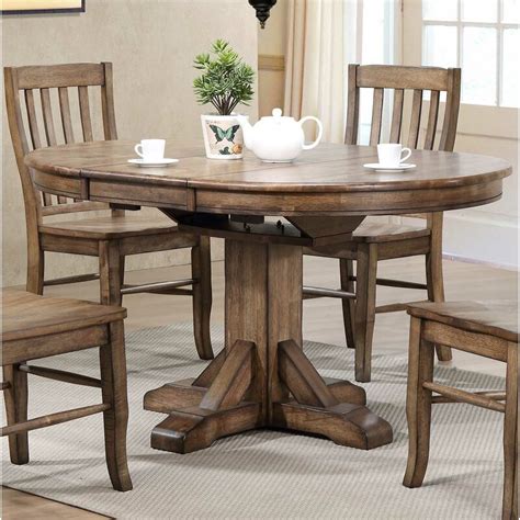 Rosecliff Heights Rutledge Extendable Rubberwood Solid Wood Dining Table & Reviews | Wayfair